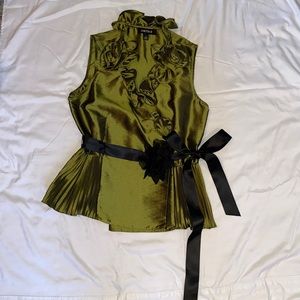 Chetta B Green Blouse